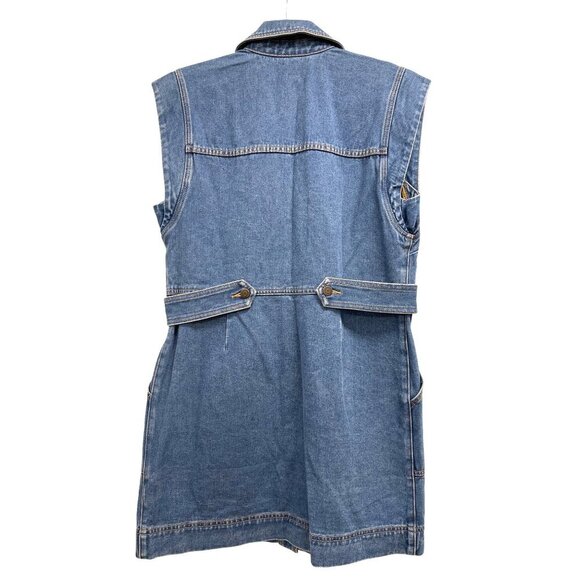 Veronica Beard Jax Denim Mini Dress NWT Size 12 - Picture 7 of 8
